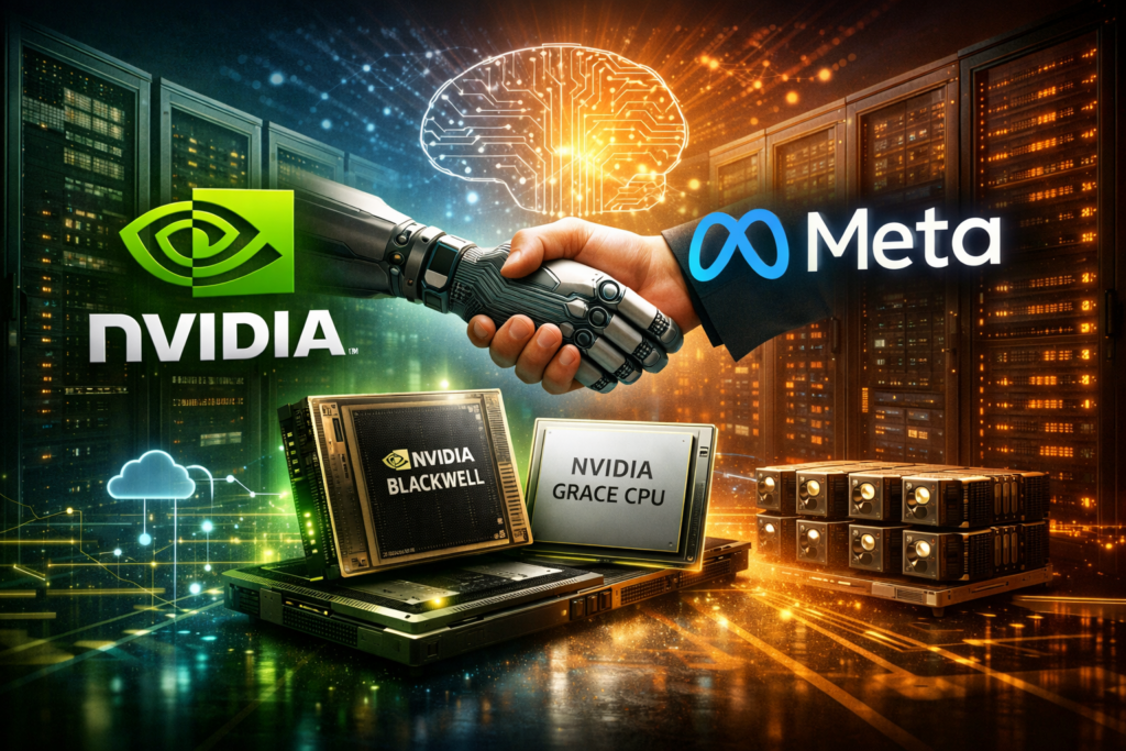 Meta Bets Big on Nvidia’s Next-Gen AI Chips in Expanded Partnership